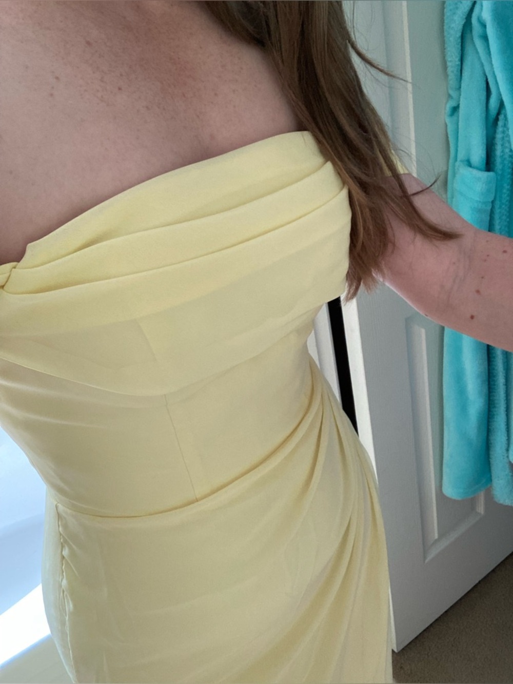 Yellow formal gown or bridesmaids dress from jj’s house
